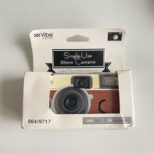 VIBE Retro Film Camera 36 Sheets Disposable Camera 32MM Lens